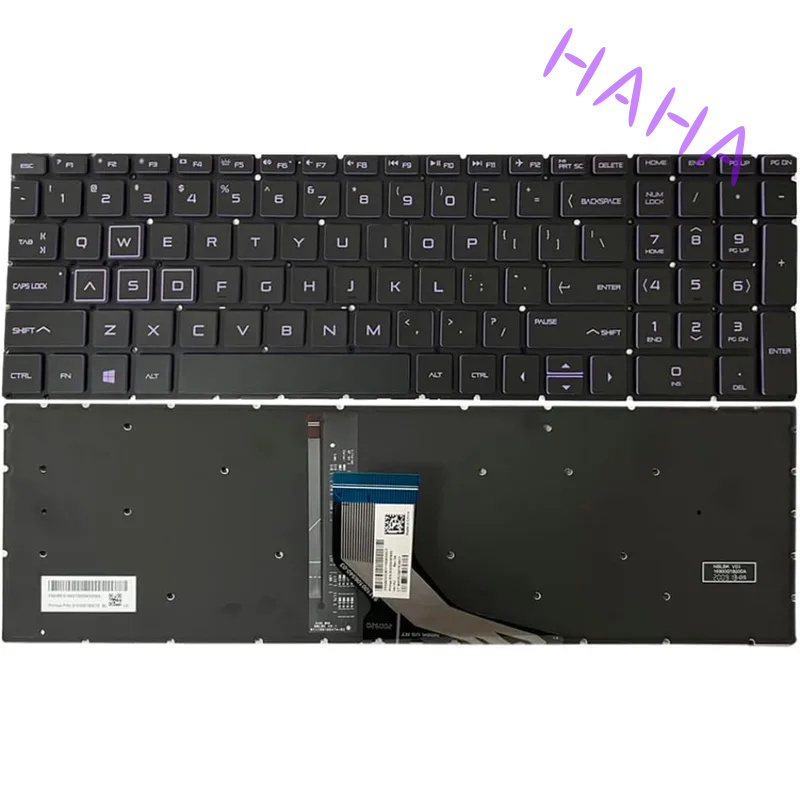 Gaming Keyboard Hp - H+ Mor Klavye Arka Işık Aydınlatmalı