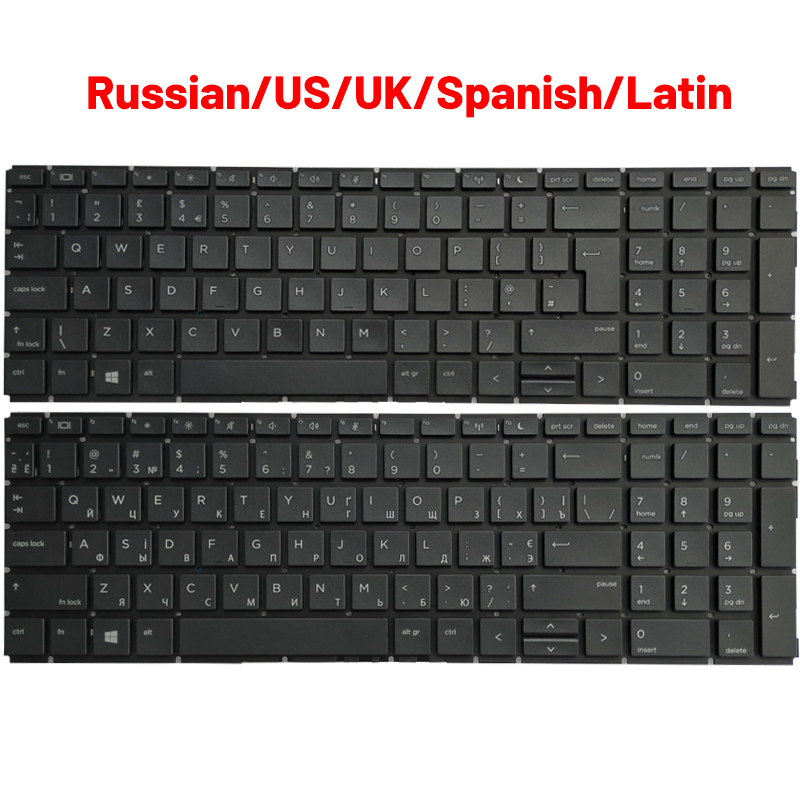Gaming Keyboard Hp - YENI Rusça/ABD/İngiltere/İspanyolca/Latin laptop klavye HP Probook