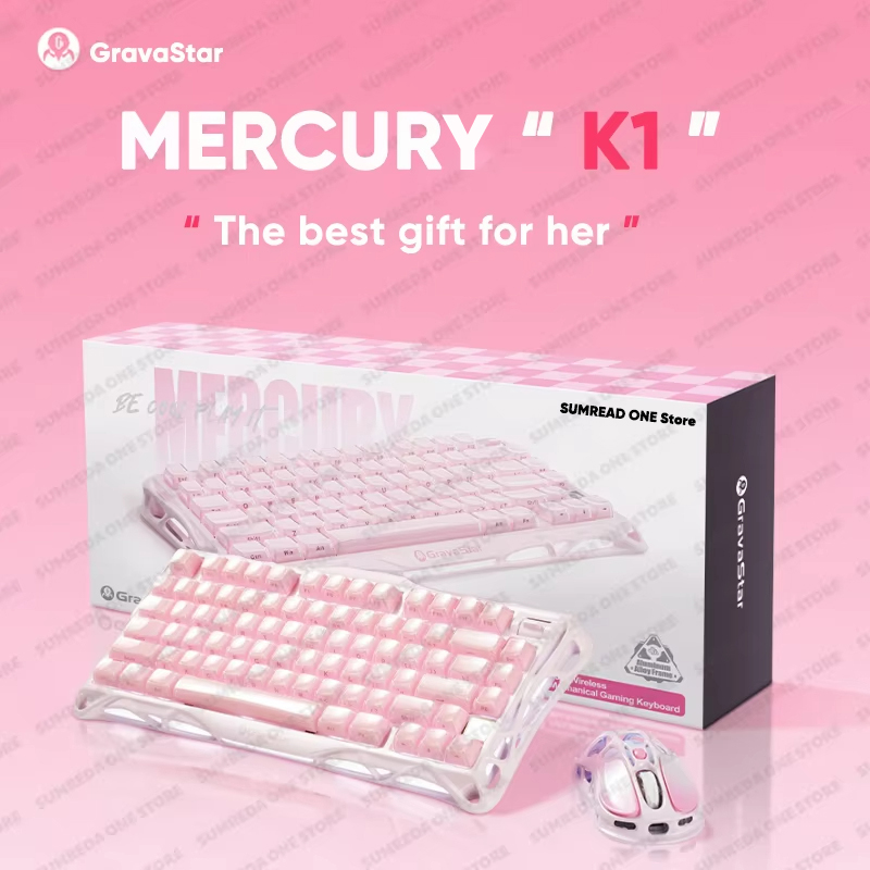 Gaming Keyboard Non Mechanical - Grava Star Mercury K1 Kablosuz Oyun