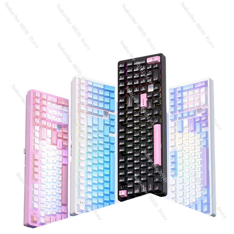 Gaming Keyboard Esports - Alüminyum Alaşımlı Mekanik Klavye, Kablosuz Üç
