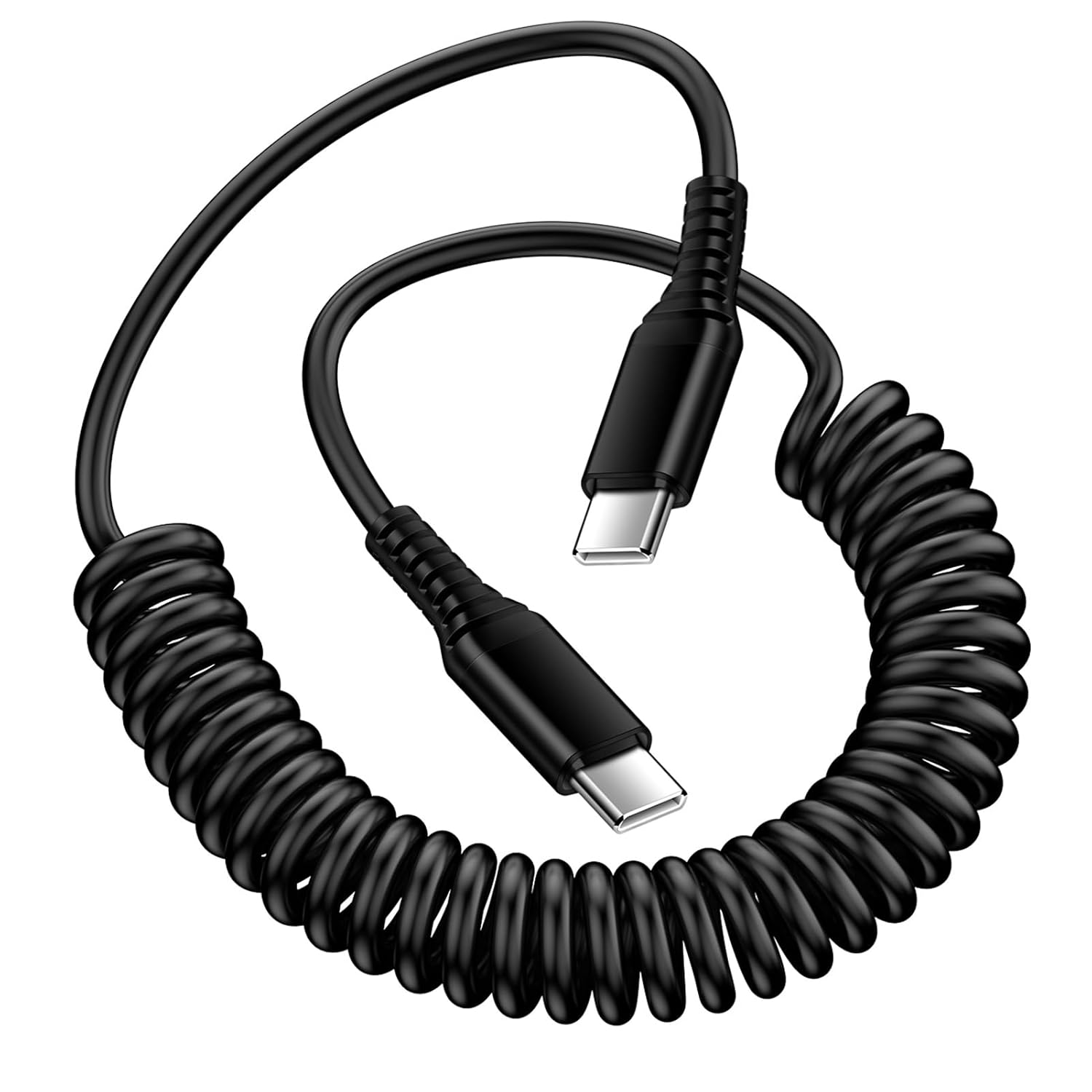 Coiled Usb Cable - Android Auto USB C - USB