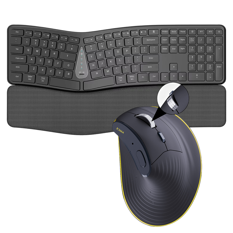 Gaming Keyboard Mouse Set - 2.4G Kablosuz Klavye Mouse Seti, Rahat