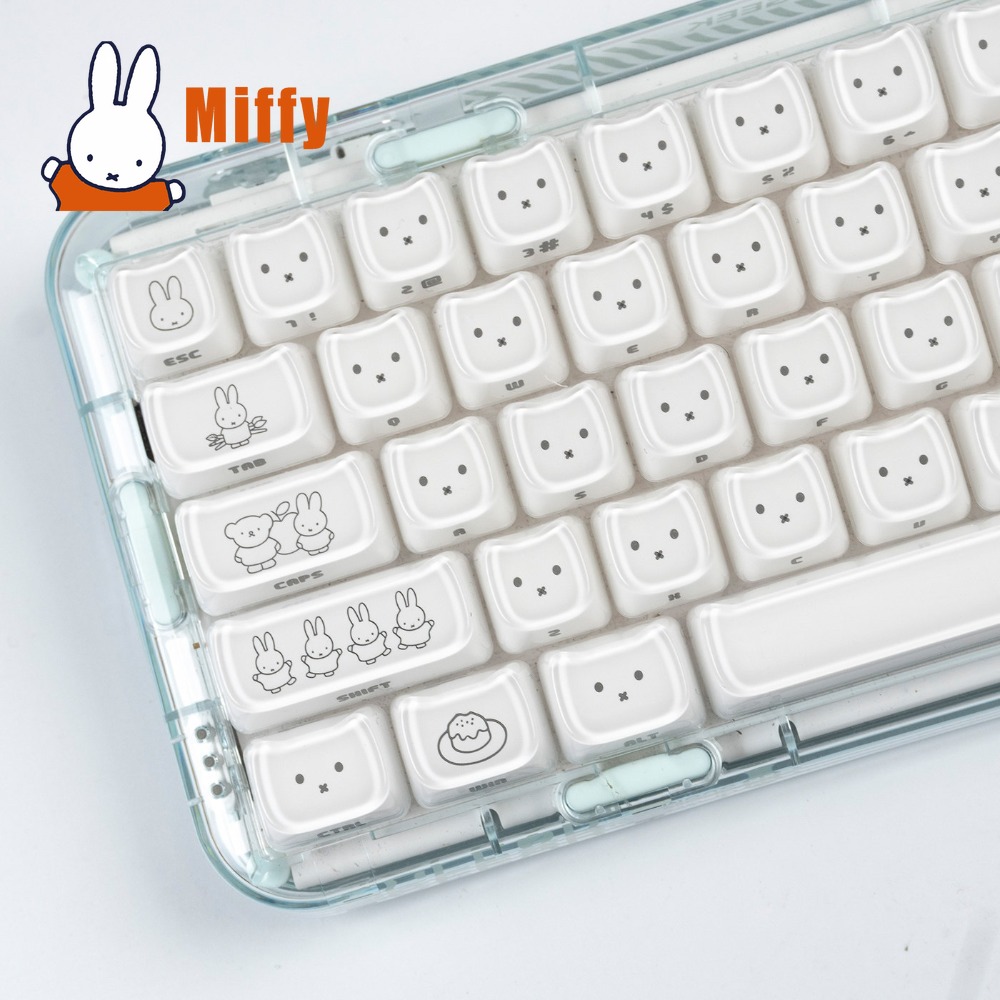 Kawaii Miffy Keycaps Sevimli T - Gaming Keyboard Esports incelemesi ve fiyatı