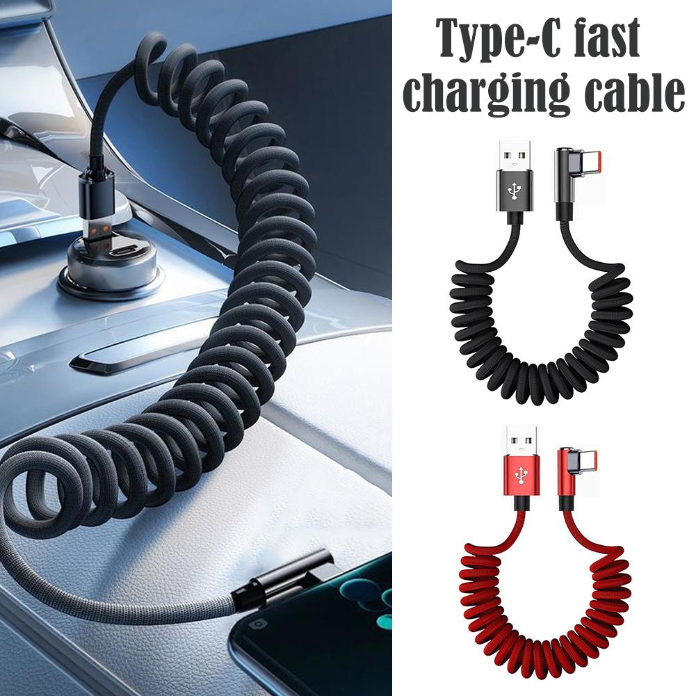 120W Hızlı Şarjlı Spiral USB C - Coiled Usb Cable incelemesi ve fiyatı