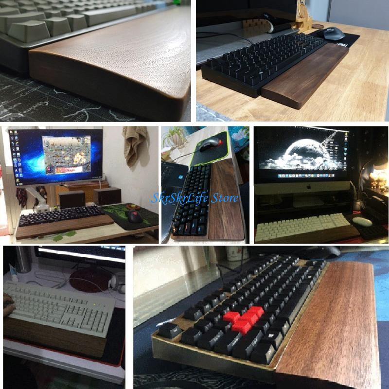 E65E Ahşap Klavye Bilek Desteğ - Wrist Rest Wood incelemesi ve fiyatı