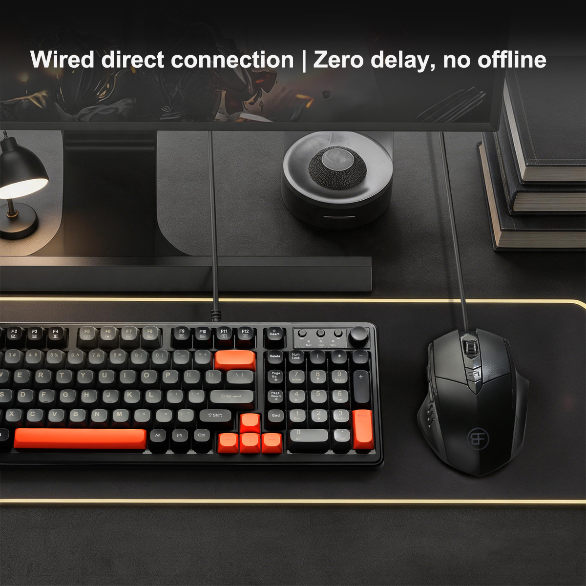 RGB Klavye ve Fare, Kablolu Kl - Gaming Keyboard Mouse Set incelemesi ve fiyatı