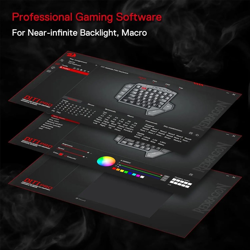 Yeni Redragon K585 PRO Kablosu - Gaming Keyboard 1 Hand incelemesi ve fiyatı