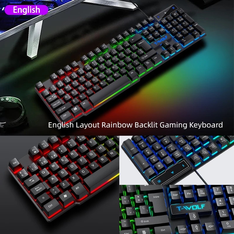 5'i 1 Arada Oyun Seti: 4 Renkl - Gaming Keyboard Mouse Set incelemesi ve fiyatı