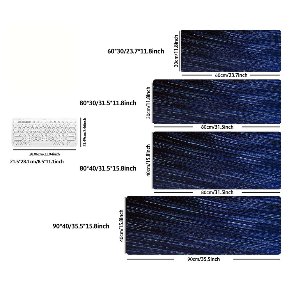 Büyük Mousepad Mavi Yıldızlı M - Gaming Keyboard Blue incelemesi ve fiyatı