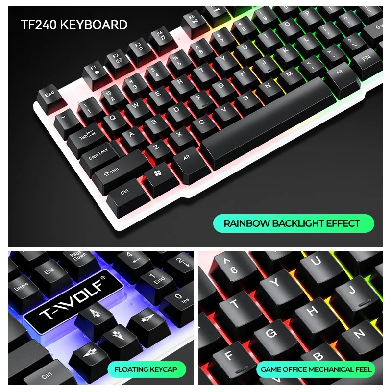YENİ USB Klavye ve Mouse Oyun  - Gaming Keyboard Mouse Set incelemesi ve fiyatı