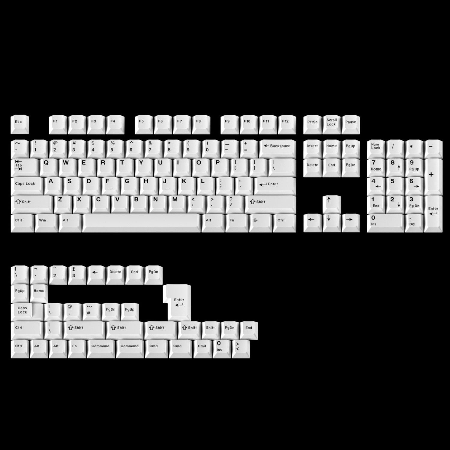 Minimalist Saf Beyaz Tuş Başlı - Gaming Keyboard Bundle incelemesi ve fiyatı