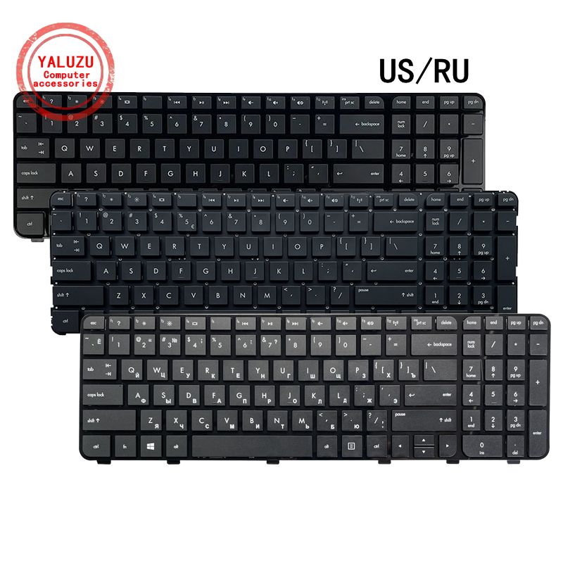 ABD/RU İngilizce/rusça yeni La - Gaming Keyboard Hp incelemesi ve fiyatı