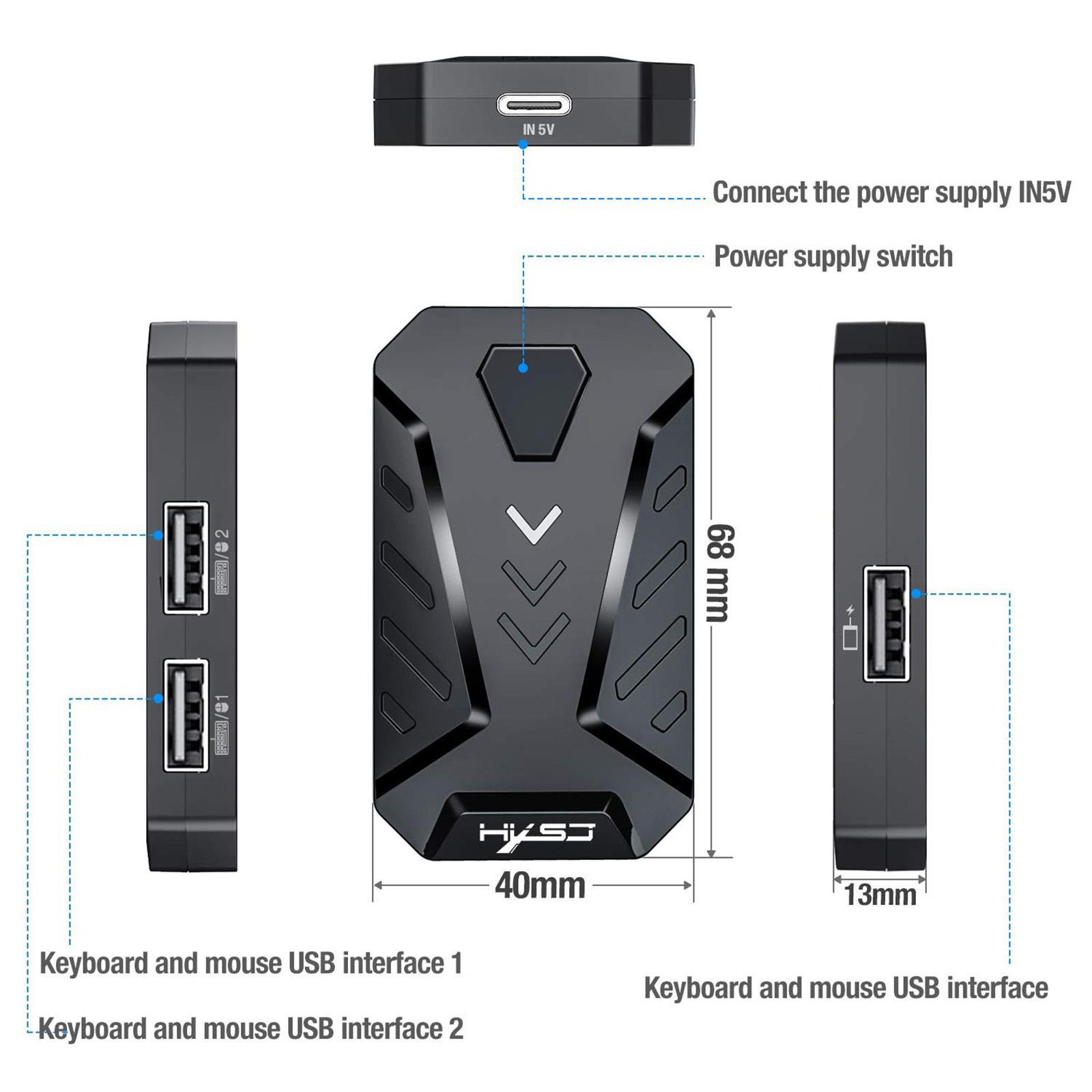 Android Sistem Arayüzü için Mo - Gaming Keyboard And Mouse Converter For Mobile incelemesi ve fiyatı