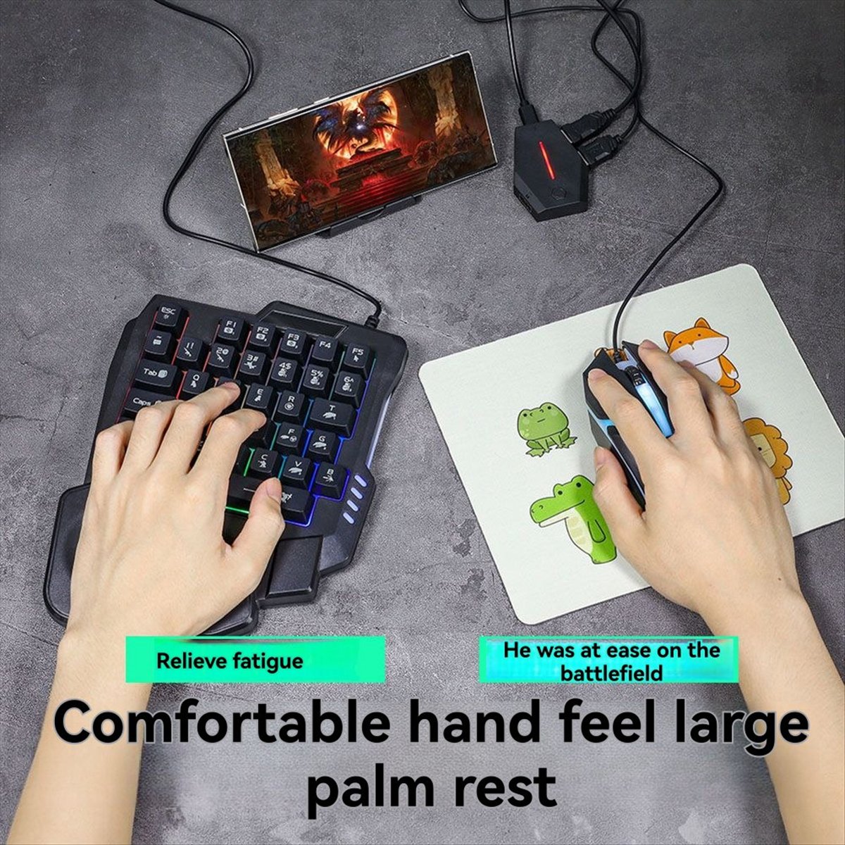 Goodprice 35 Tuşlu Ergonomik R - Gaming Keyboard 1 Hand incelemesi ve fiyatı