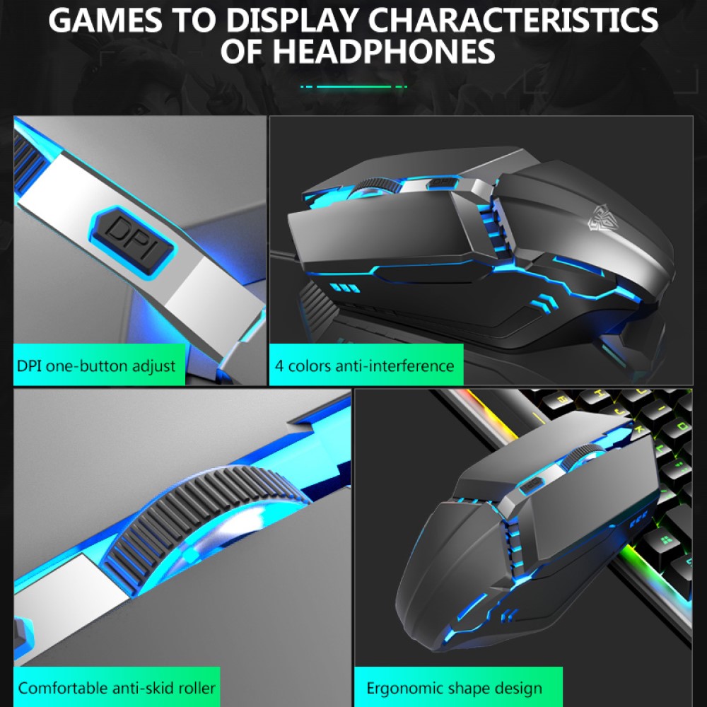 AULA Kablolu Oyun Klavyesi ve  - Gaming Keyboard Mouse Set incelemesi ve fiyatı