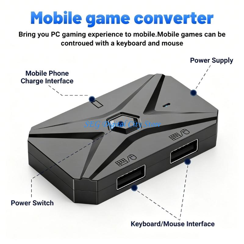 U75B Çeşitli Cihazlar İçin Oyu - Gaming Keyboard And Mouse Converter For Mobile incelemesi ve fiyatı